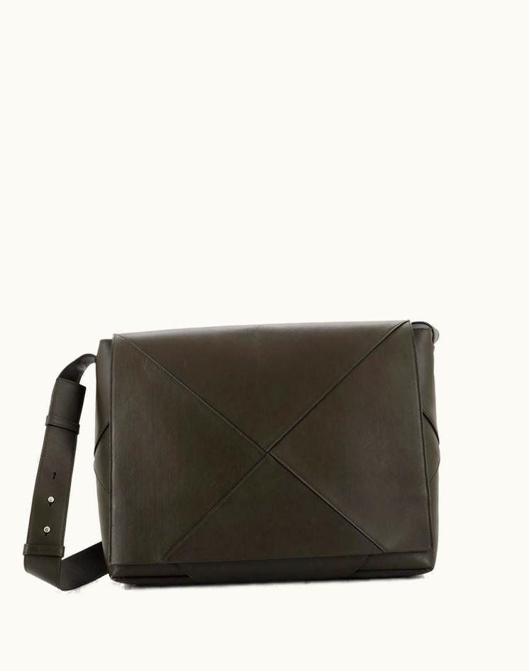 Bottega Veneta Bottega Veneta Flap Messenger Maxi Intrecciato Leather