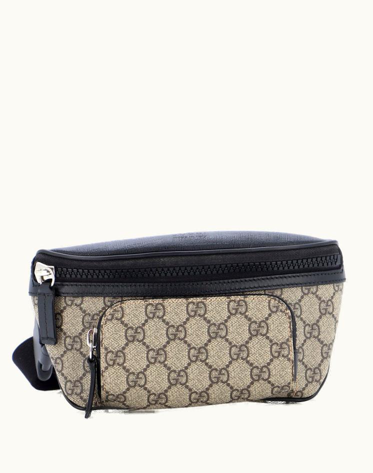 Gucci Gucci Eden Waist Bag GG Coated Canvas Medium Brown