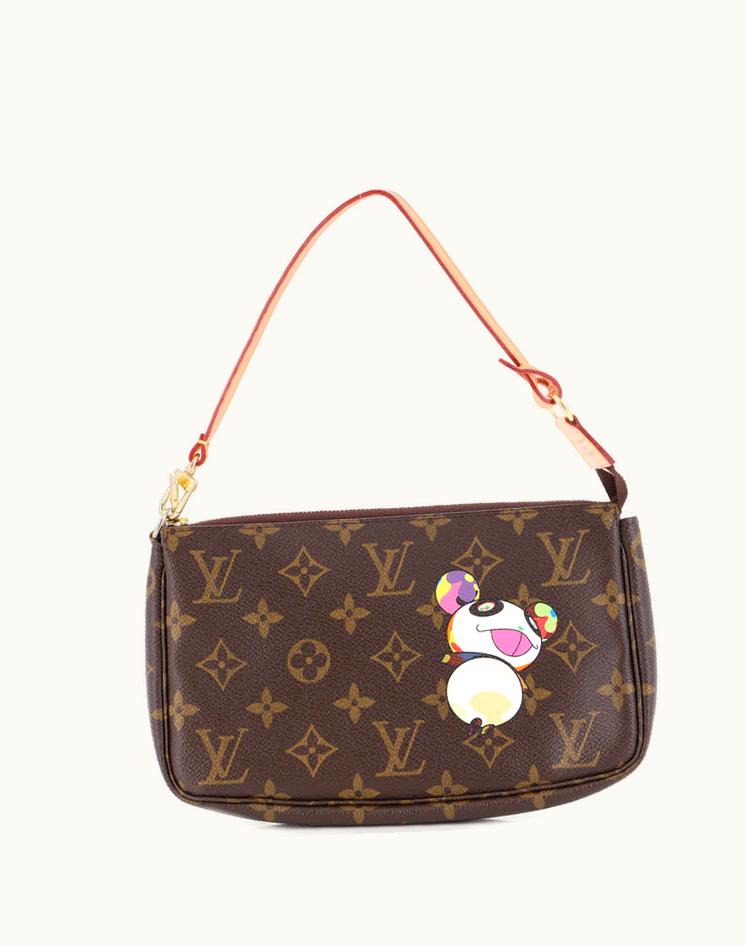 Louis Vuitton Louis Vuitton Pochette Accessoires Limited Edition Monogram Murakami Panda Brown