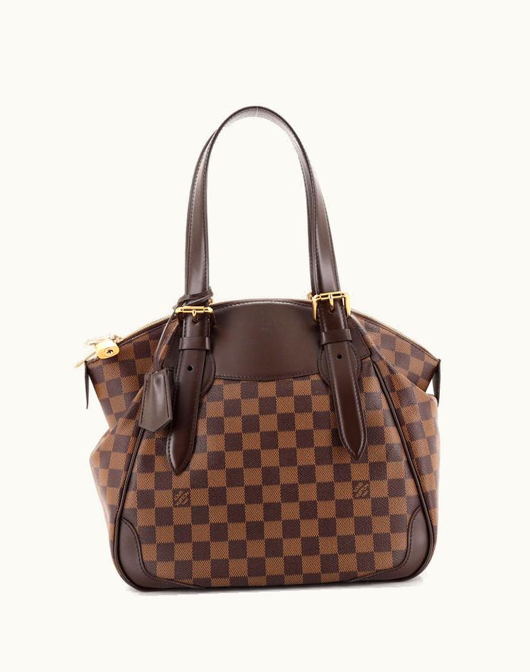 Louis Vuitton Louis Vuitton Verona Handbag Damier MM in Brown/Red
