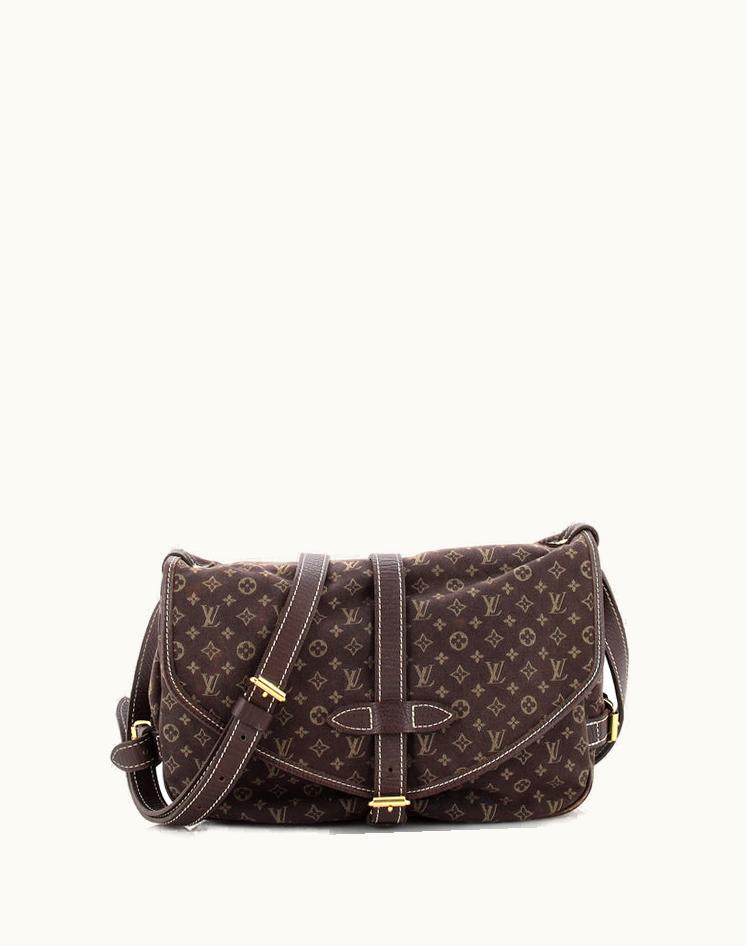 Louis Vuitton Louis Vuitton Saumur Handbag Mini Lin 30