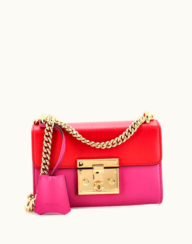 Gucci Gucci Padlock Shoulder Bag Leather Small
