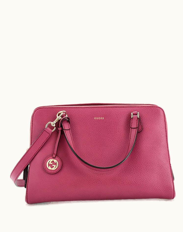 Gucci Gucci Lady Dollar Handle Bag Leather Small