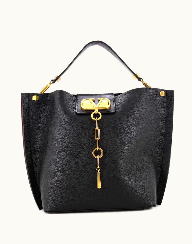 Valentino Valentino Vlogo Escape Hobo Leather