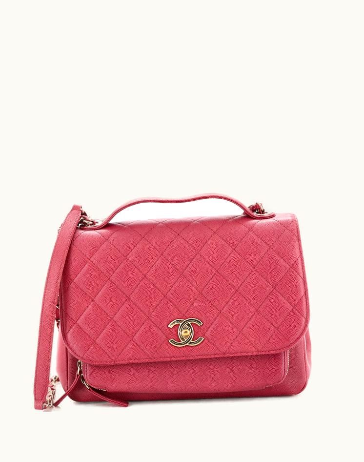 Chanel Chanel Business Affinity Flap Bag Quilted Caviar Large