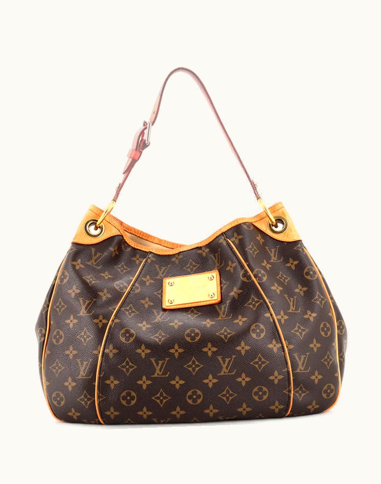 Louis Vuitton Louis Vuitton Galliera Coated Canvas GM Handbag Brown