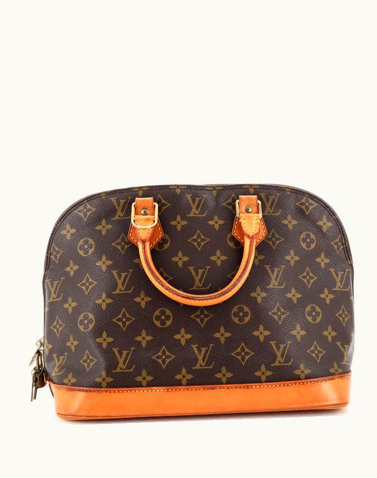 Louis Vuitton Louis Vuitton Alma Handbag Monogram Canvas PM Brown