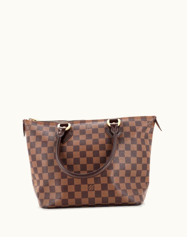 Louis Vuitton Louis Vuitton Saleya Handbag Damier PM Coated Canvas Brown