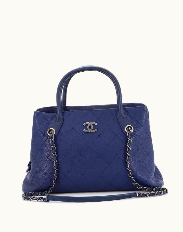 Chanel Chanel Urban Shopping Tote Quilted Caviar Small