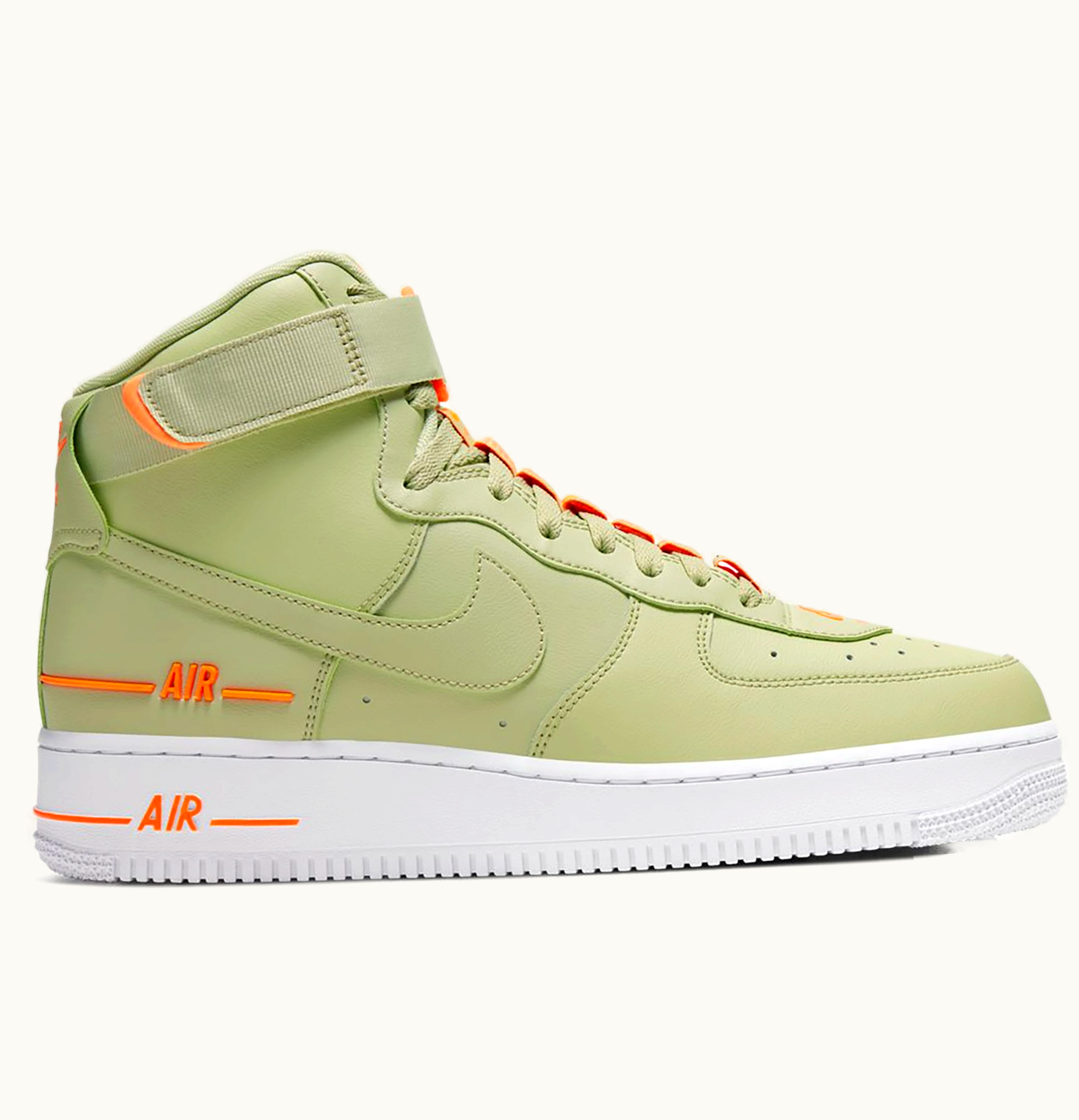 Nike Nike Air Force 1 High Dual Air Olive Orange