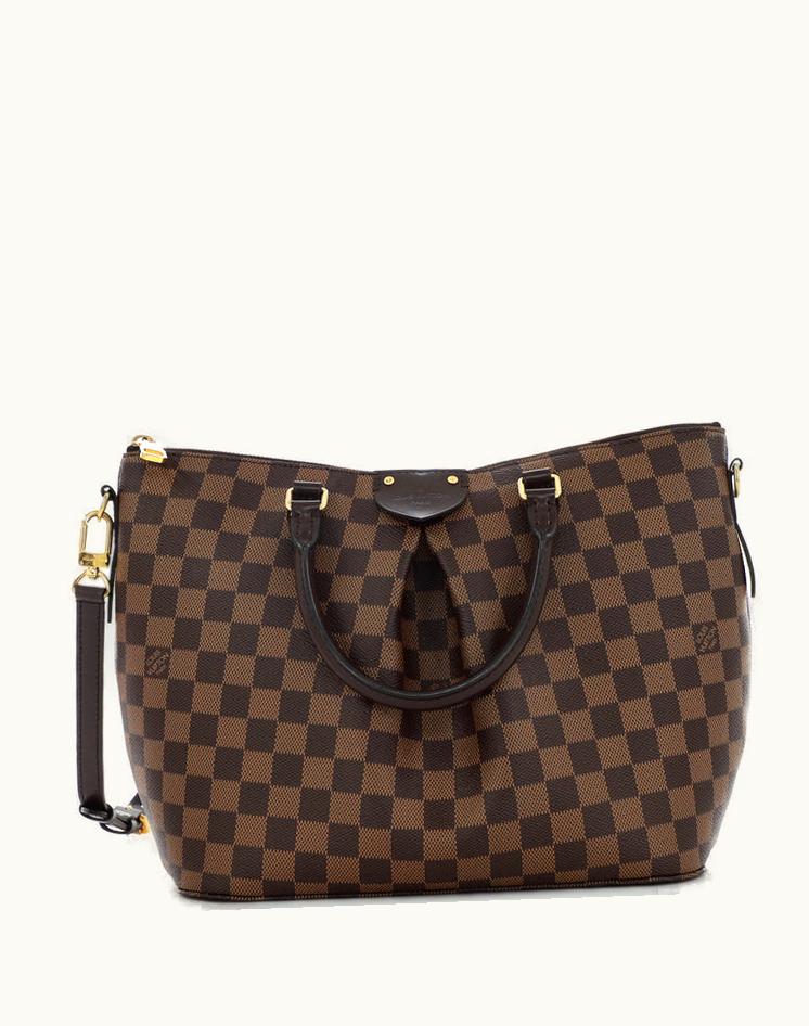 Louis Vuitton Louis Vuitton Siena Damier MM Handbag Brown & Red