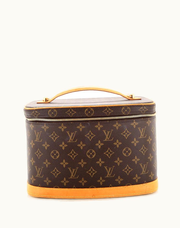 Louis Vuitton Louis Vuitton Nice Train Case Monogram Canvas Brown