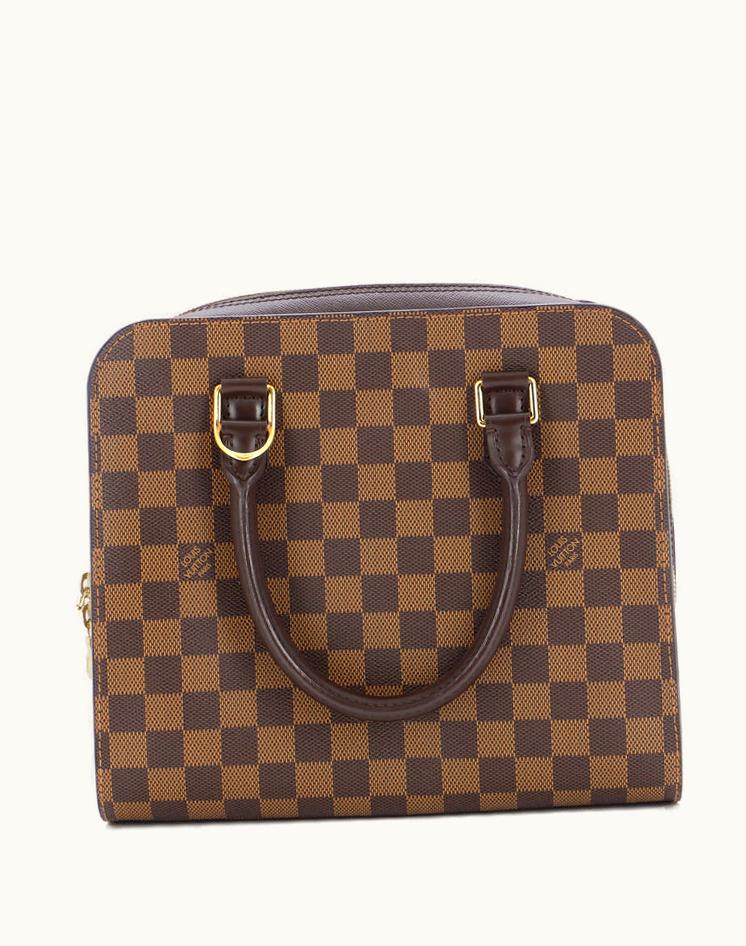 Louis Vuitton Louis Vuitton Triana Bag Damier Coated Canvas Brown Luxe