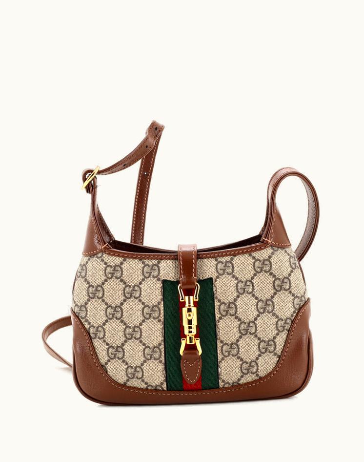 Gucci Gucci Jackie 1961 Hobo GG Coated Canvas Mini