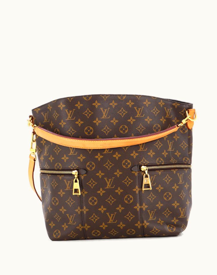 Louis Vuitton Louis Vuitton Melie Handbag Monogram Canvas Brown
