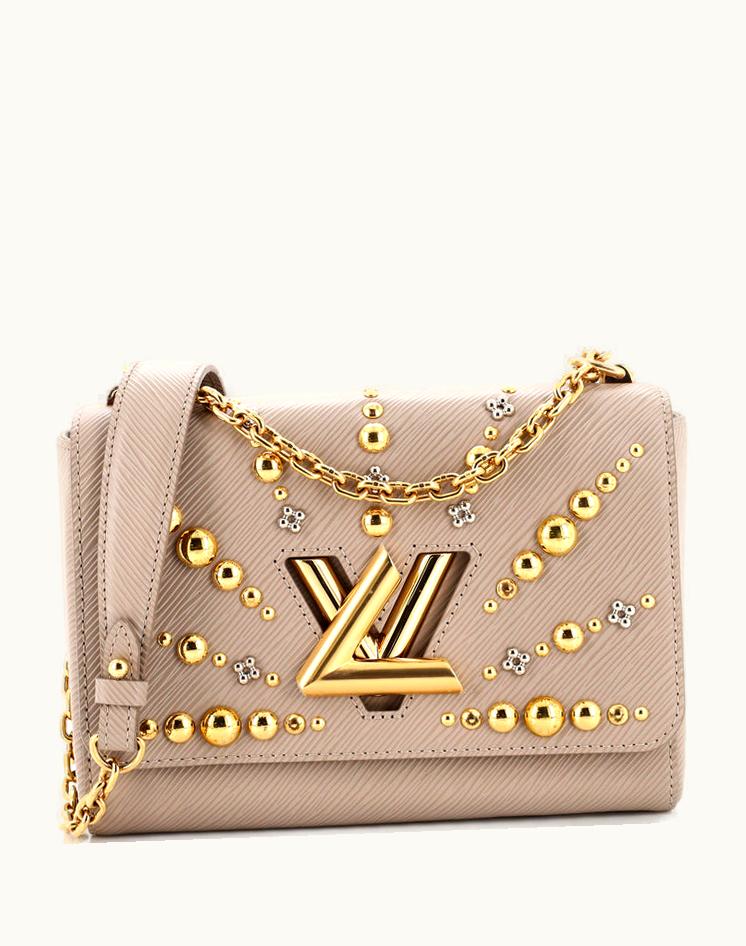 Louis Vuitton Louis Vuitton Twist Handbag Studded Epi Leather MM