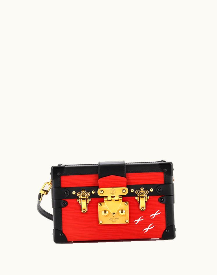 Louis Vuitton Louis Vuitton Petite Malle Handbag Epi Leather