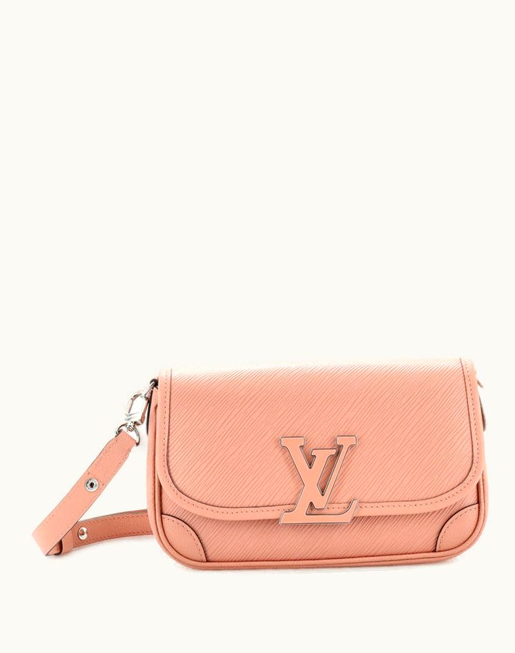 Louis Vuitton Louis Vuitton Buci Crossbody Bag Epi Leather Pink Silver