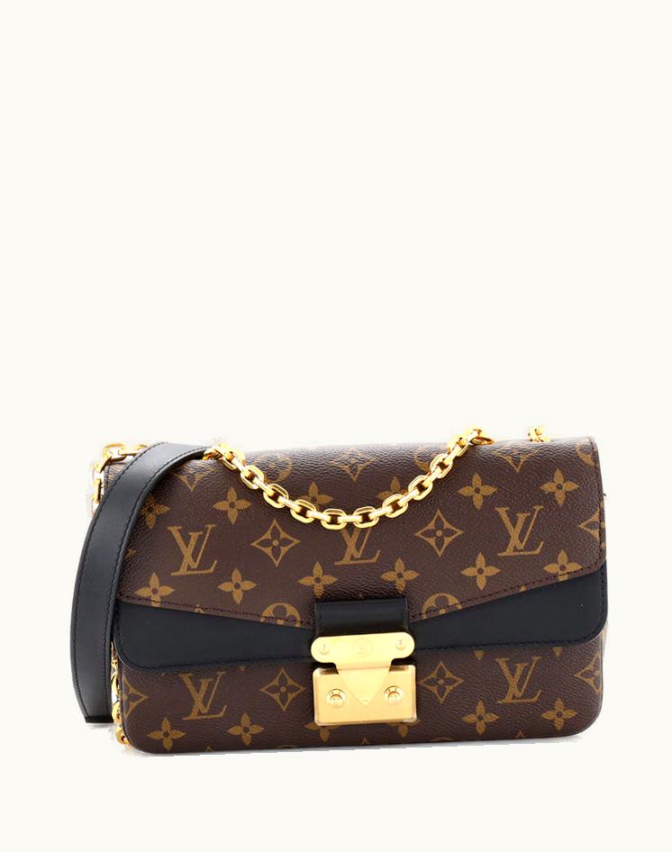 Louis Vuitton Louis Vuitton Marceau Handbag Monogram Canvas With Leather Black/Brown