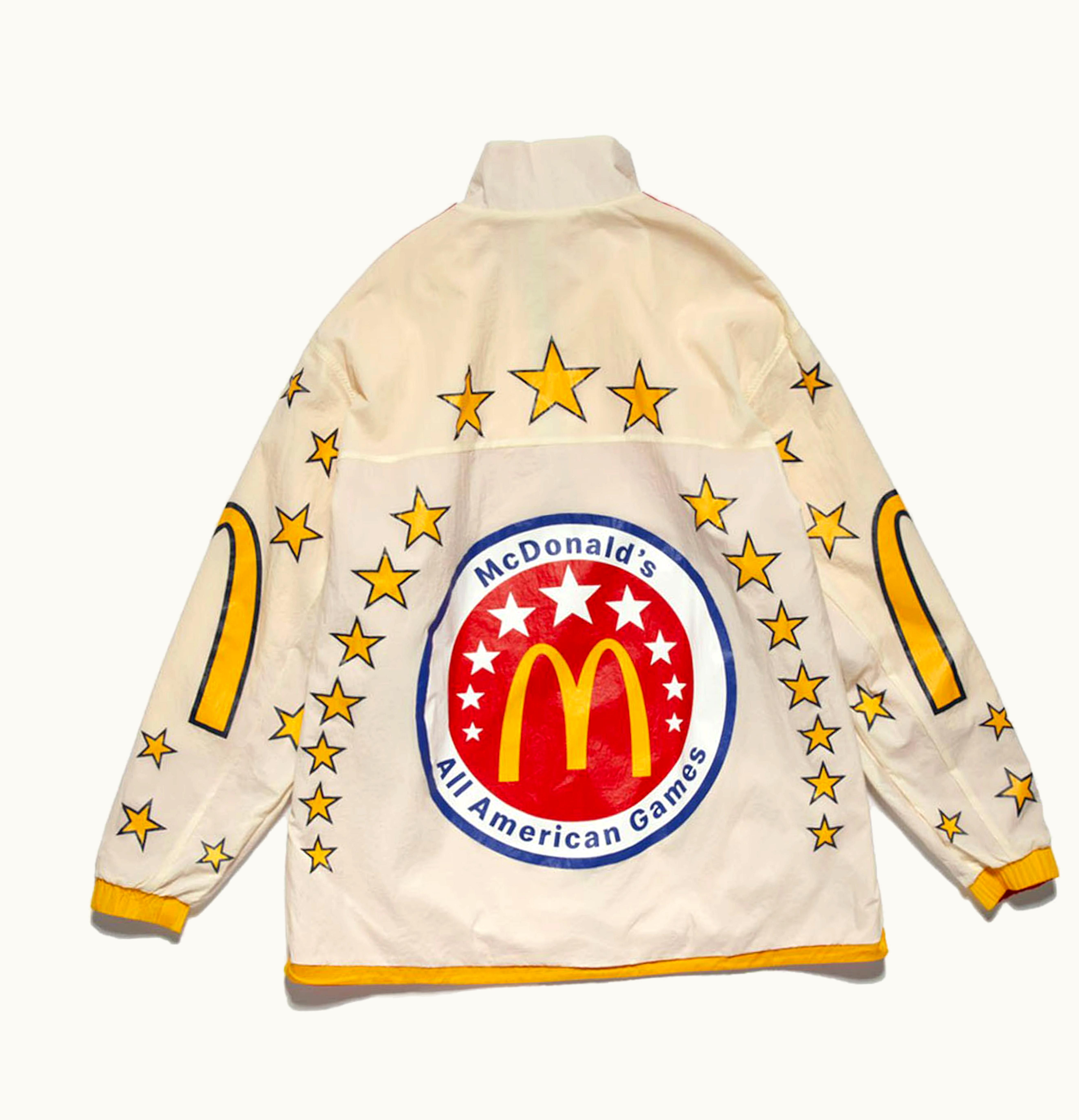 Adidas adidas x Eric Emanuel Mcdonalds Reversible Track Jacket White Gold