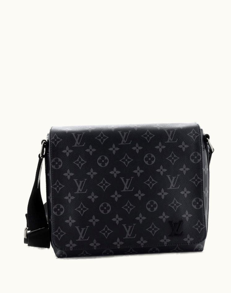 Louis Vuitton Louis Vuitton District Messenger Bag Monogram Eclipse Canvas PM Black Gun Metal