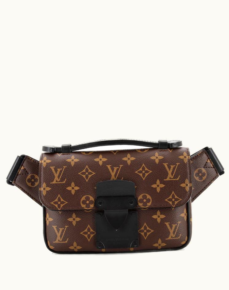 Louis Vuitton Louis Vuitton S Lock Sling Bag Macassar Monogram Canvas