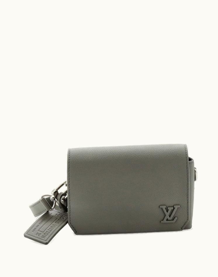 Louis Vuitton Louis Vuitton Fastline Wearable Wallet Aerogram Leather Green