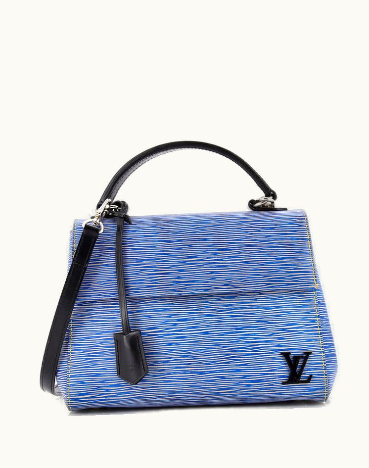 Louis Vuitton Louis Vuitton Cluny Top Handle Bag Epi Leather BB Blue