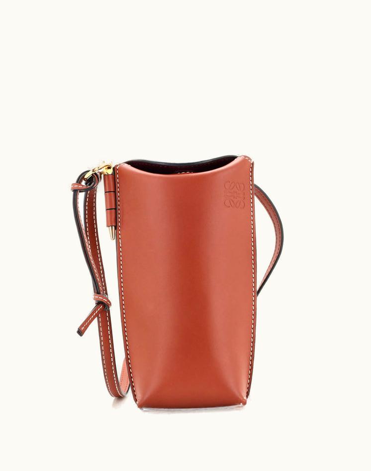 Loewe Loewe Gate Pocket Crossbody Bag Leather