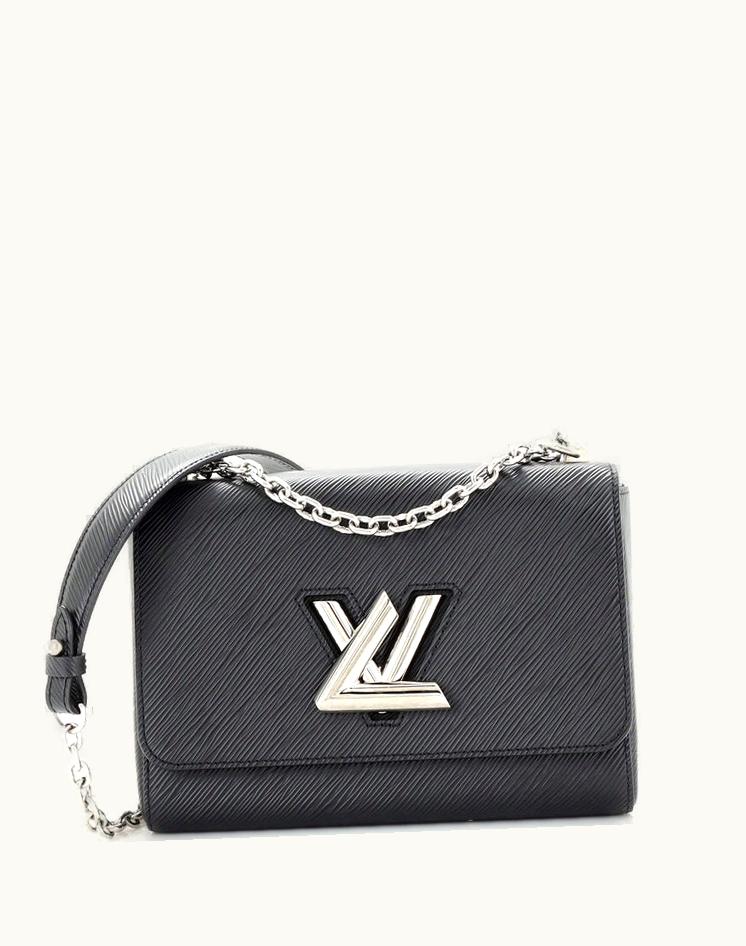 Louis Vuitton Louis Vuitton Twist Handbag Epi Leather MM in Black