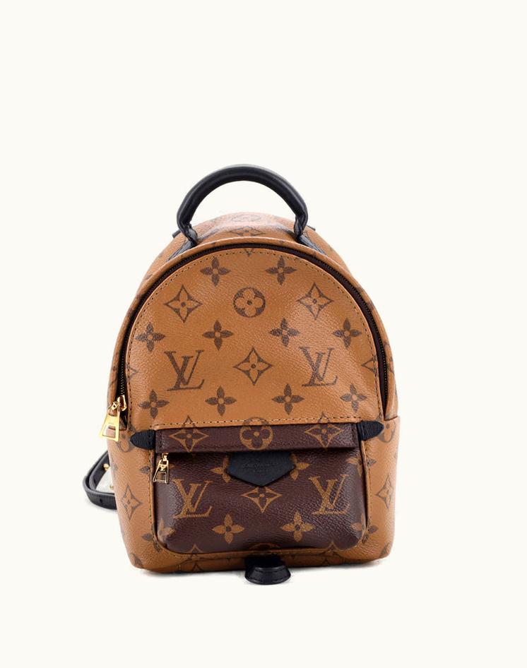 Louis Vuitton Louis Vuitton Palm Springs Mini Backpack Reverse Monogram Brown Canvas