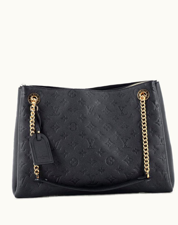 Louis Vuitton Louis Vuitton Surene Handbag Monogram Empreinte Leather MM in Black