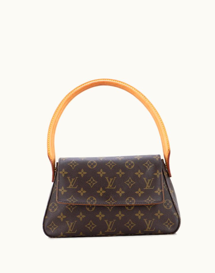 Louis Vuitton Louis Vuitton Looping Handbag Monogram Canvas Mini Brown