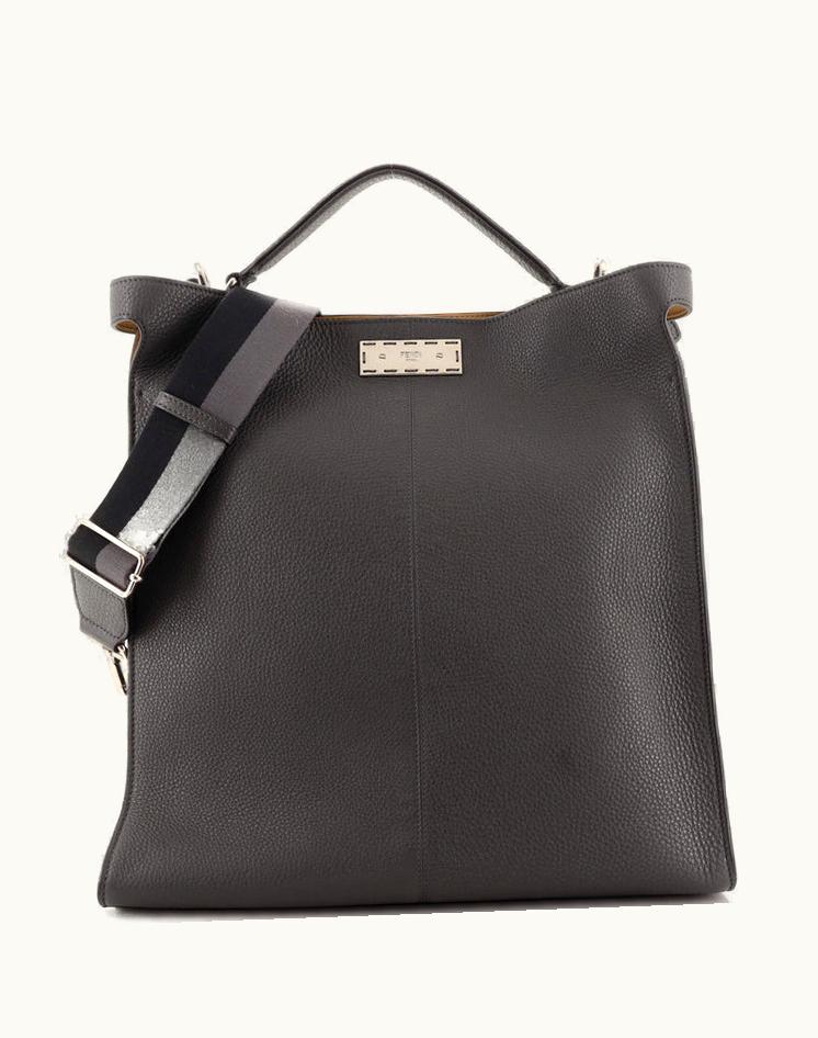 Fendi Fendi Peekaboo X-Lite Fit Bag Leather