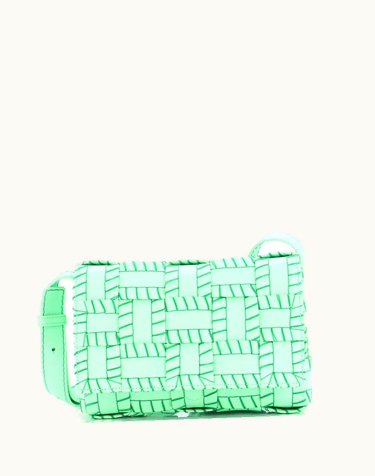 Bottega Veneta Bottega Veneta Cassette Crossbody Bag Overlock Stitch Maxi Intrecciato Leather