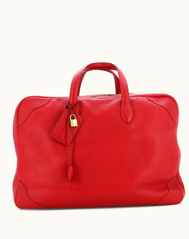Hermès Hermès Victoria II Travel Bag Clemence 50