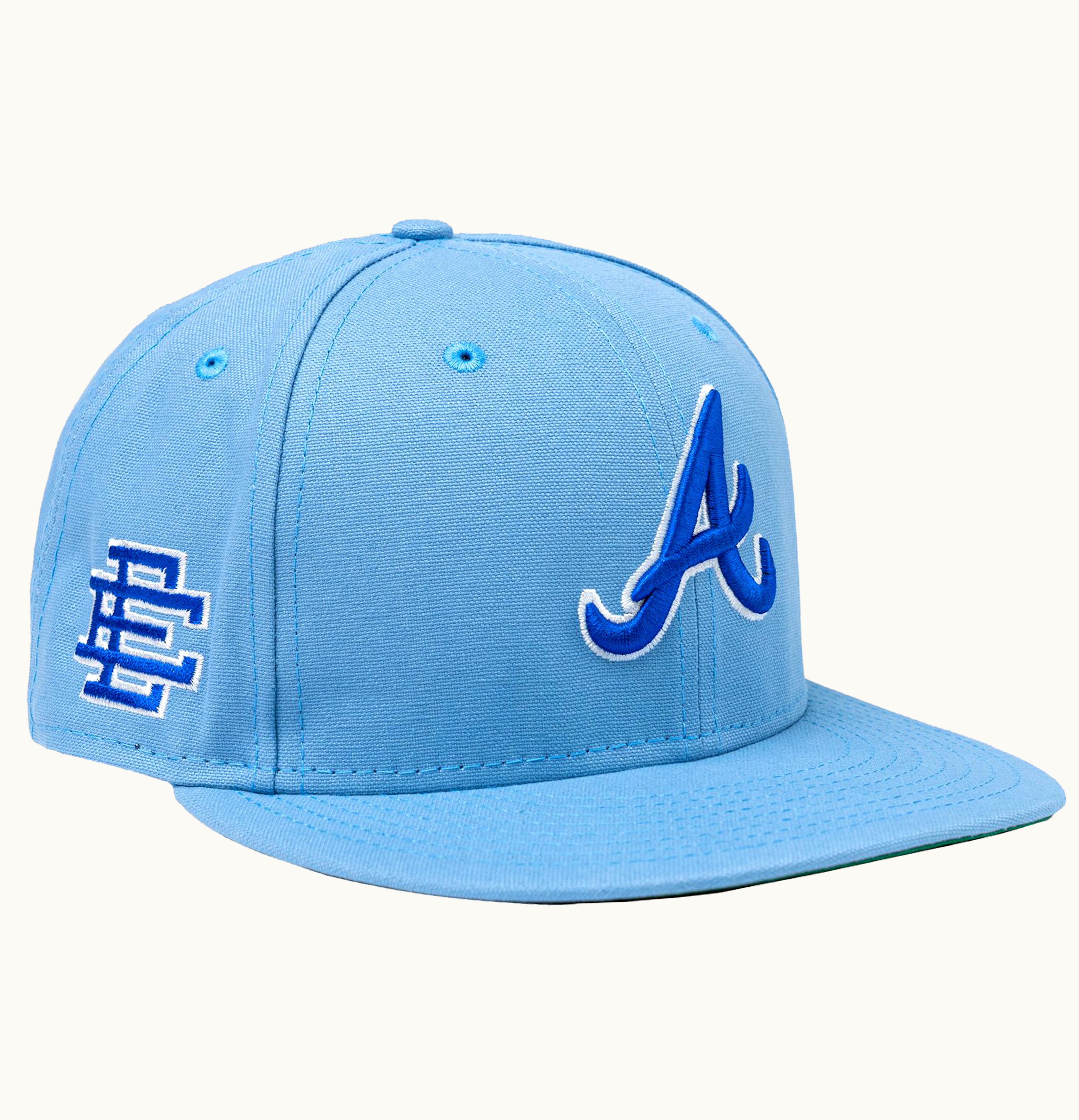 Eric Emanuel Eric Emanuel EE Atlanta Braves NE 59Fifty Fitted Hat Light Blue