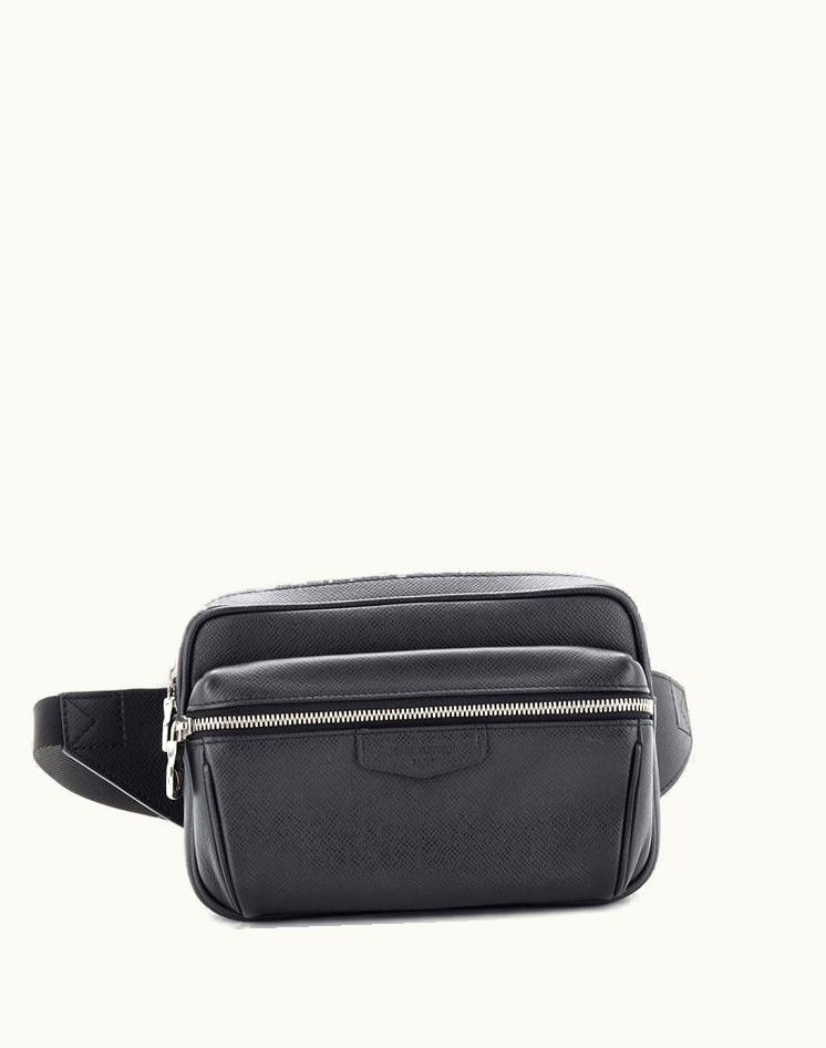 Louis Vuitton Louis Vuitton Outdoor Bumbag Taiga Leather in Black