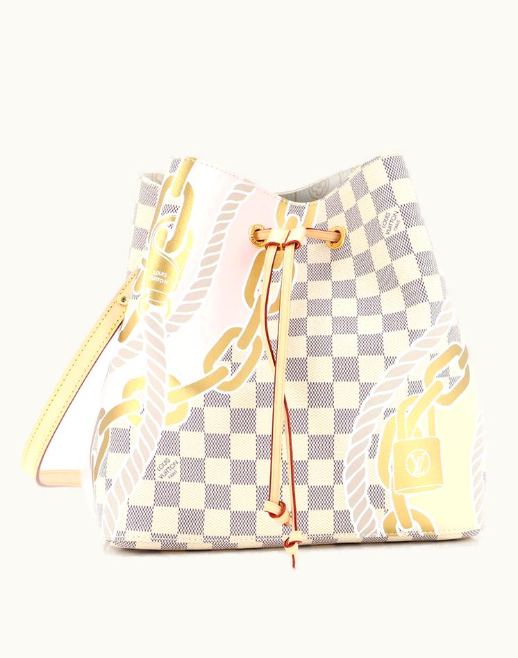 Louis Vuitton Louis Vuitton Neonoe Handbag Limited Edition Damier Summer Rope And Chain MM