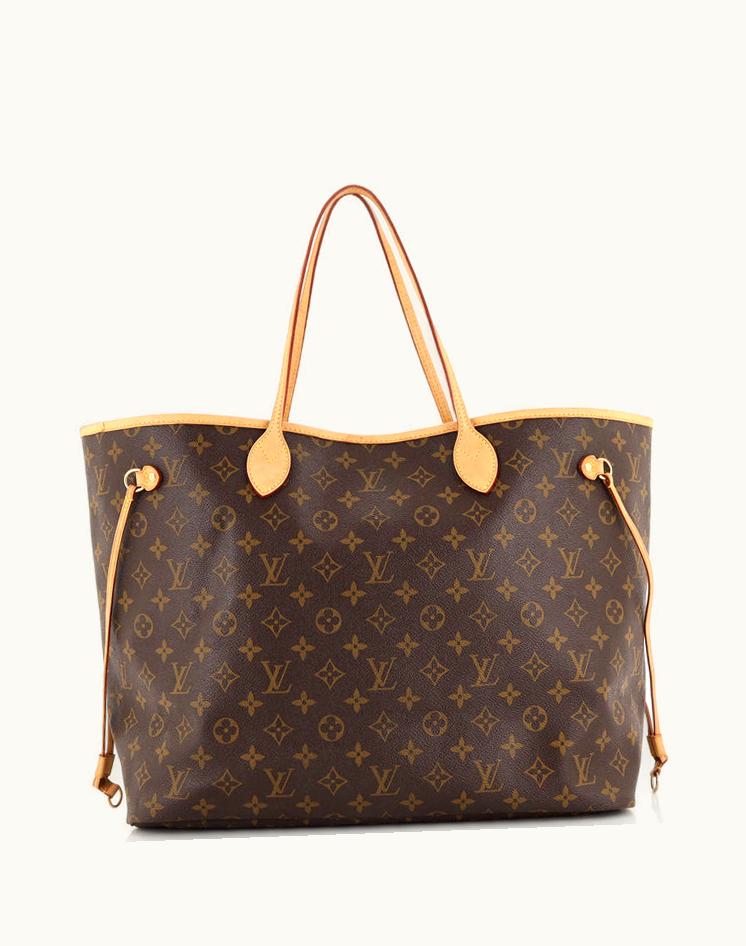 Louis Vuitton Louis Vuitton Neverfull Tote Monogram Canvas GM Brown-Coated Gold Hardware