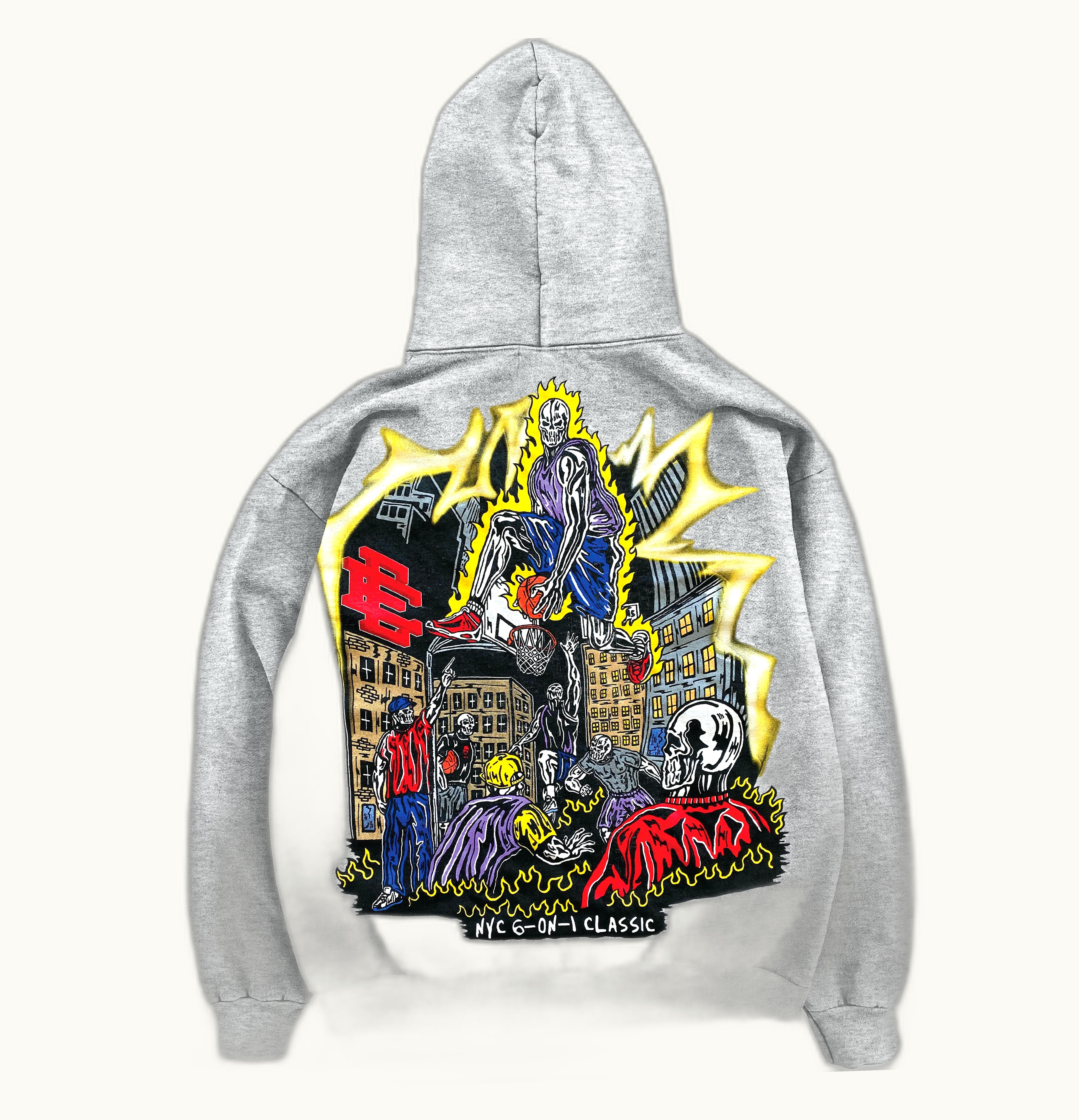 Eric Emanuel Eric Emanuel x Warren Lotas Jump Shot Hoodie Grey