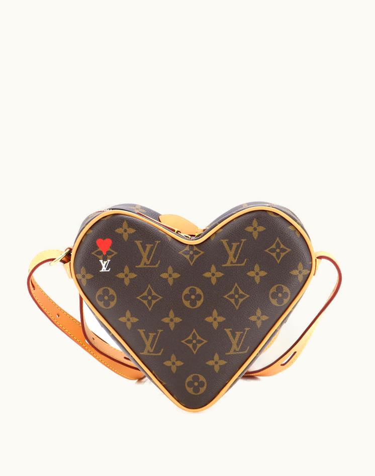 Louis Vuitton Louis Vuitton Coeur Handbag Limited Edition Game On Monogram Canvas Brown Gold