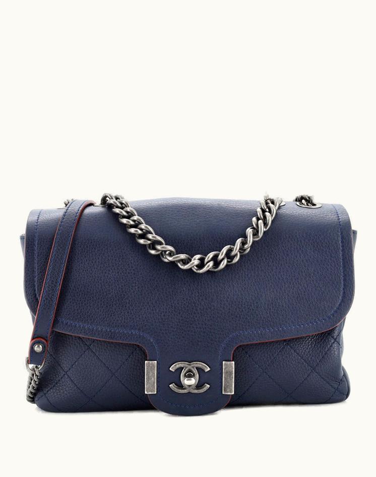 Chanel Chanel Archi Chic Flap Bag Quilted Grained Calfskin Medium