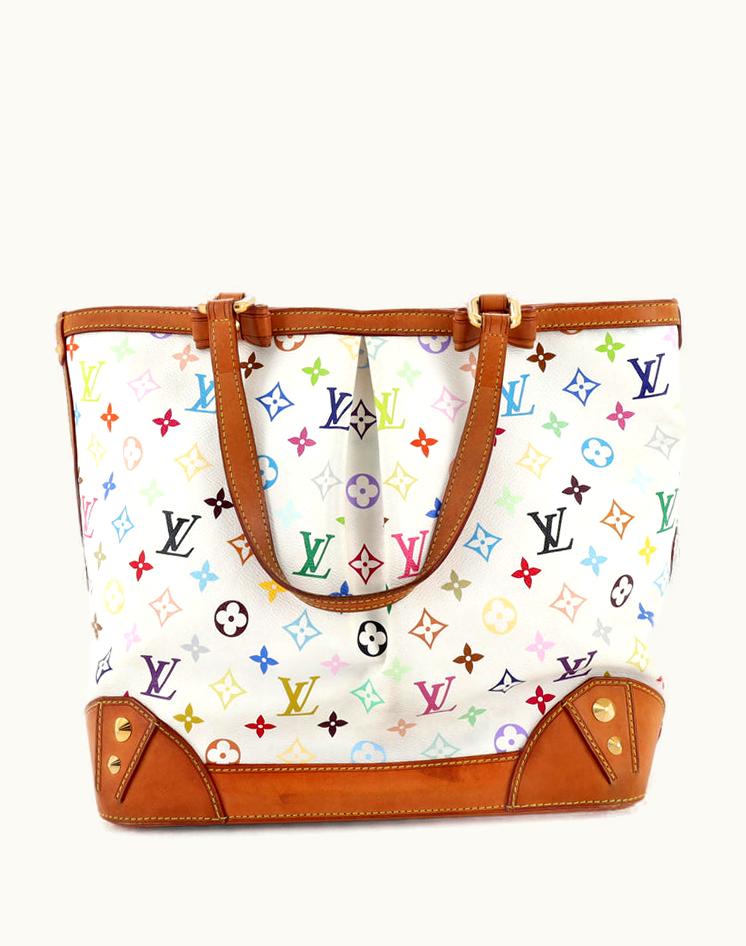 Louis Vuitton Louis Vuitton Sharleen Handbag Monogram Multicolor MM Luxury Tote Gold