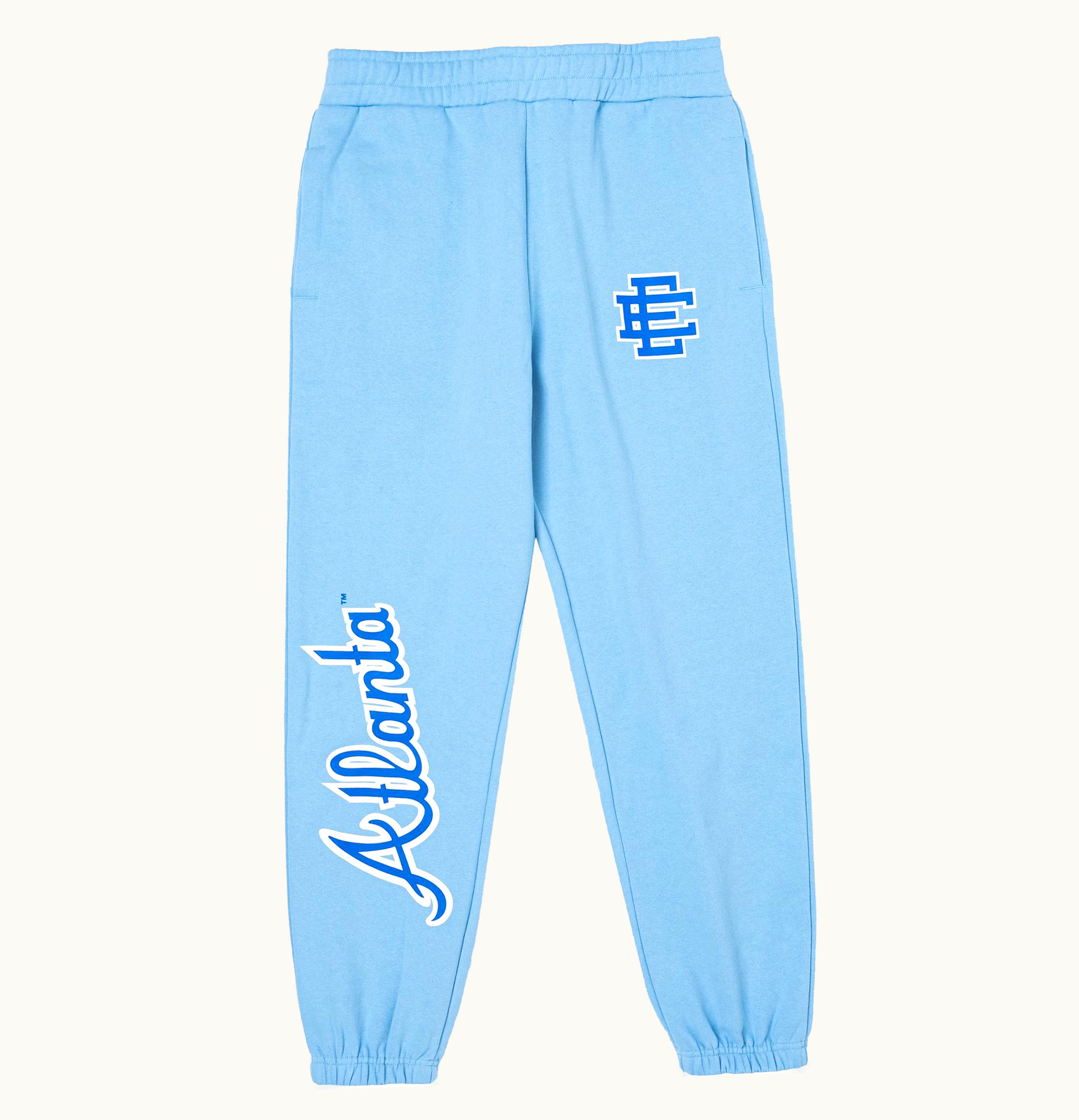 Eric Emanuel Eric Emanuel EE Atlanta Braves NE Sweats Light Blue
