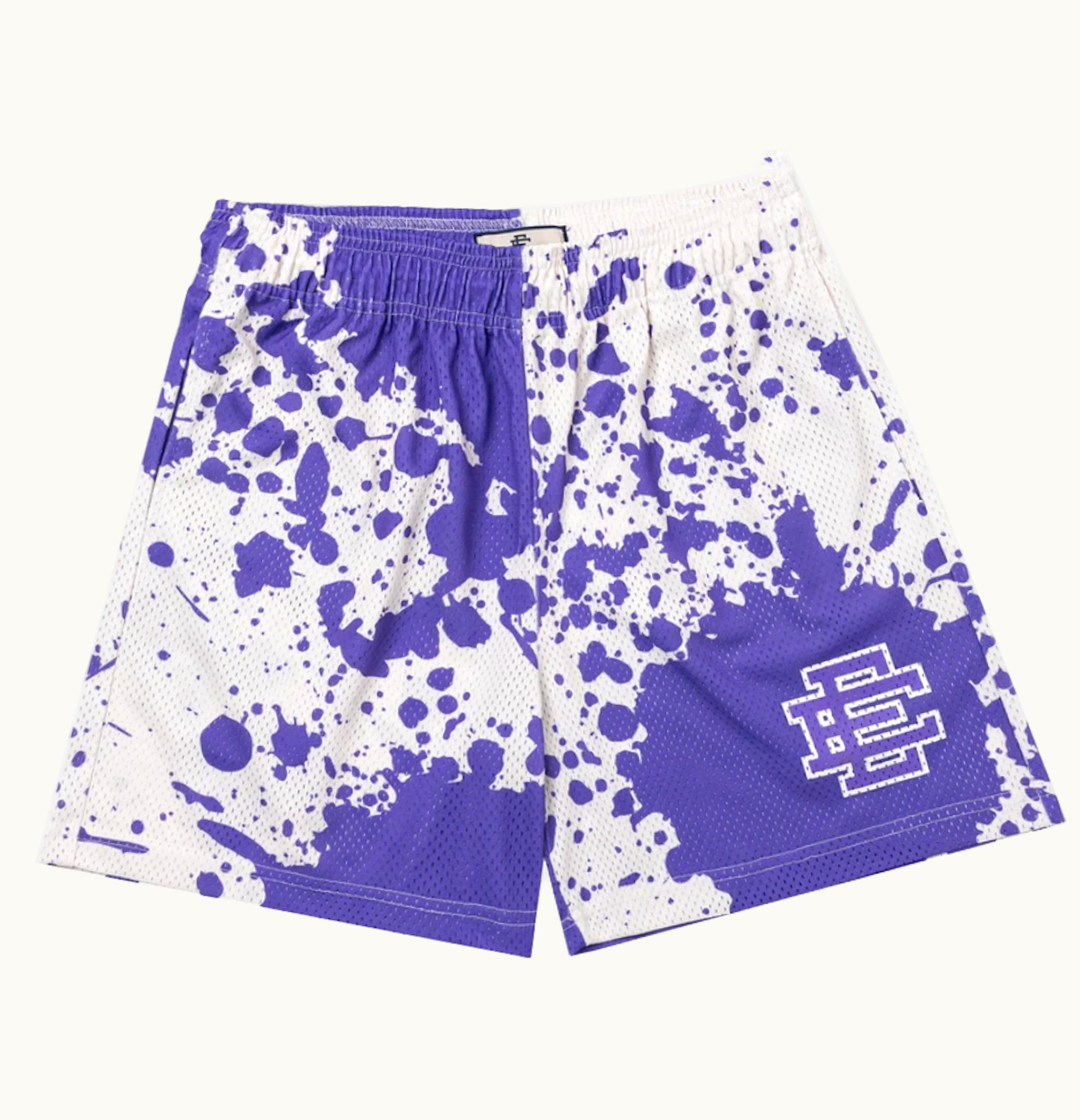 Eric Emanuel Eric Emanuel EE Basic Short Purple Paint Spill