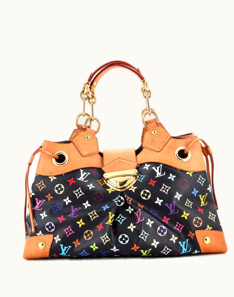 Louis Vuitton Louis Vuitton Ursula Monogram Multicolor Coated Canvas Handbag Black/Multicolor