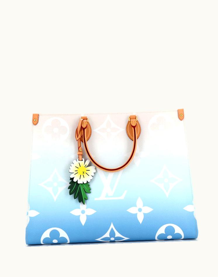 Louis Vuitton Louis Vuitton OnTheGo Tote By The Pool Monogram Giant GM Coated Canvas Blue Luxury Tote