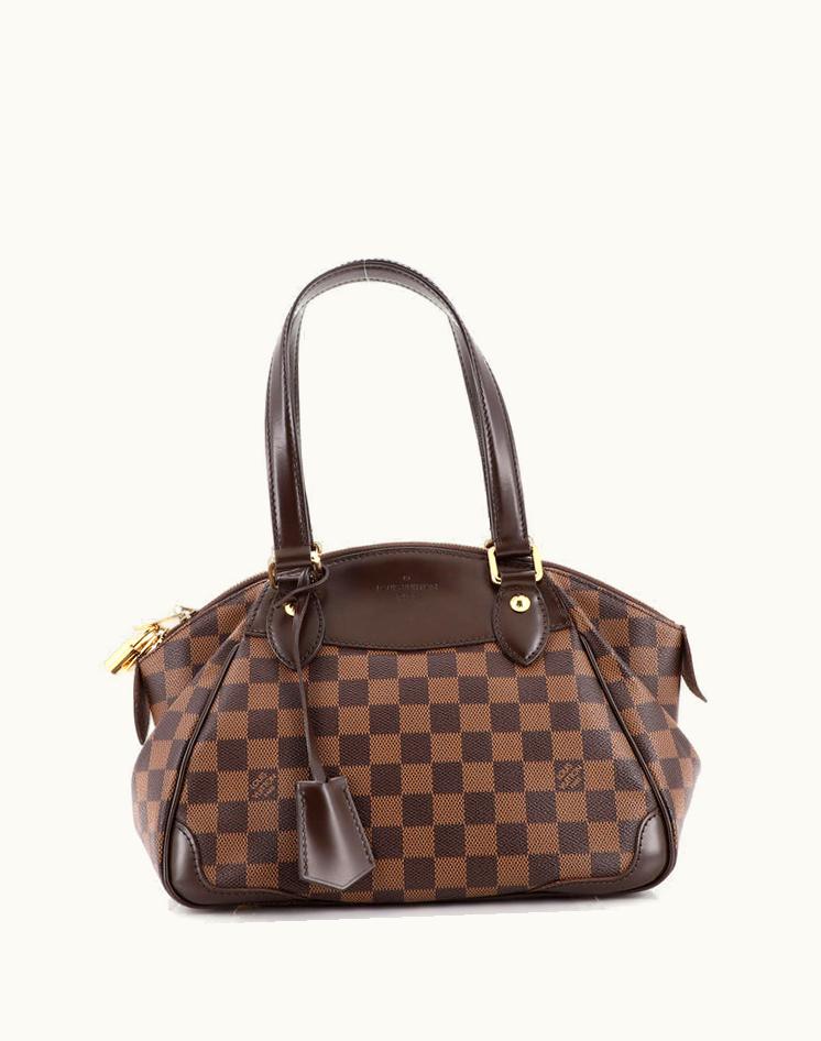 Louis Vuitton Louis Vuitton Verona Handbag Damier PM Canvas Coated Brown
