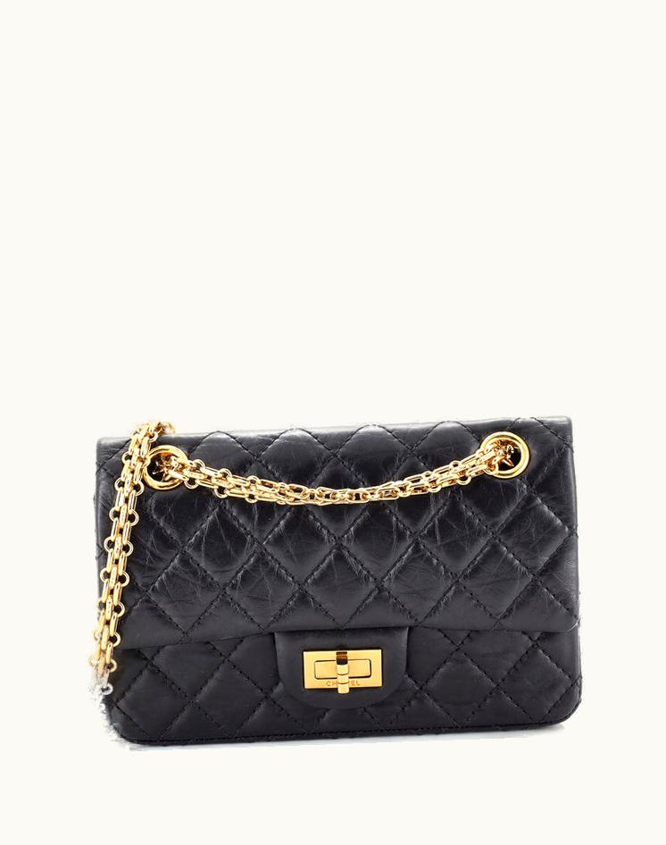 Chanel Chanel Reissue 2.55 Flap Bag Quilted Aged Calfskin Mini
